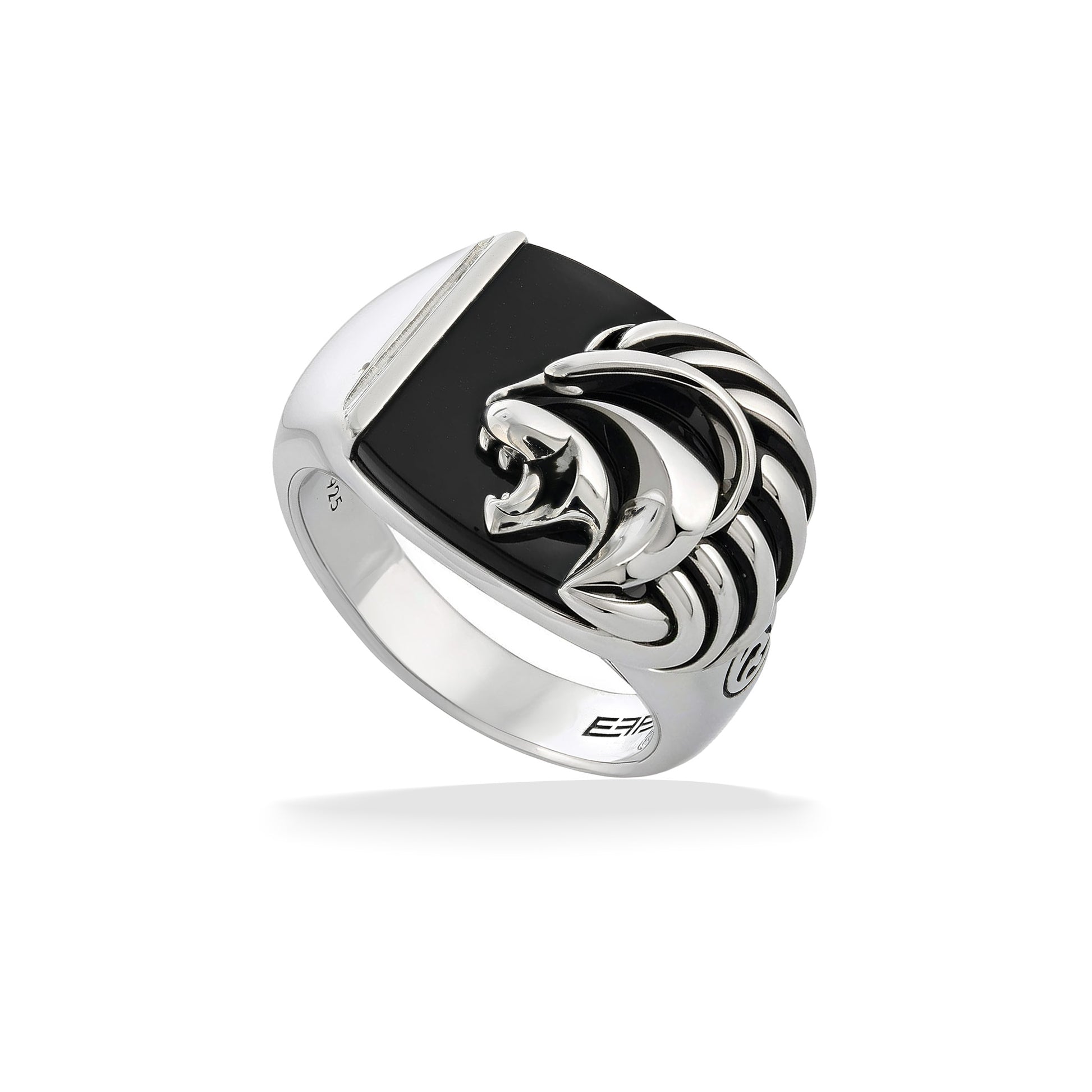 773265 - Sterling Silver - Effy Lion Signet Ring