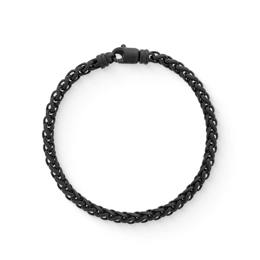 773276 - Sterling Silver - Effy Black Rolo Bracelet