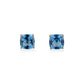 773291 - 14K White Gold - Effy Blue Topaz Stud Earrings