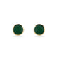 773305 - 14K Yellow Gold - Effy Emerald Bezel Stud Earrings