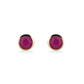 773306 - 14K Yellow Gold - Effy Ruby Bezel Stud Earrings