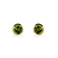 773307 - 14K Yellow Gold - Effy Peridot Bezel Stud Earrings