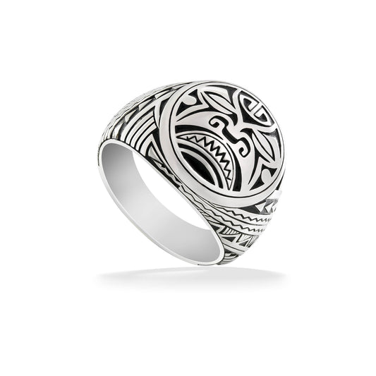 773388 - Sterling Silver - Effy Tribal Ring, Size 11