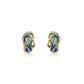 44727 - 14K Yellow Gold - Na Keiki (Children's) Abalone Slipper Earrings