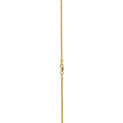 774213 - 14K Yellow Gold - 24" Hollow Square Franco Chain, 1.55mm