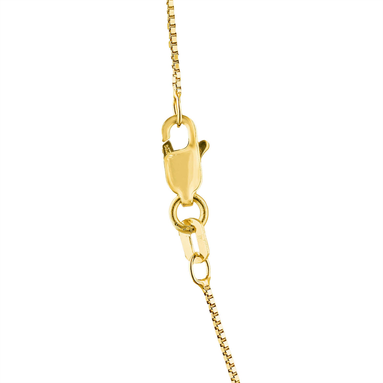 Box Chain 20 14kt Gold Chain 14K Solid Yellow Gold Necklace Box
