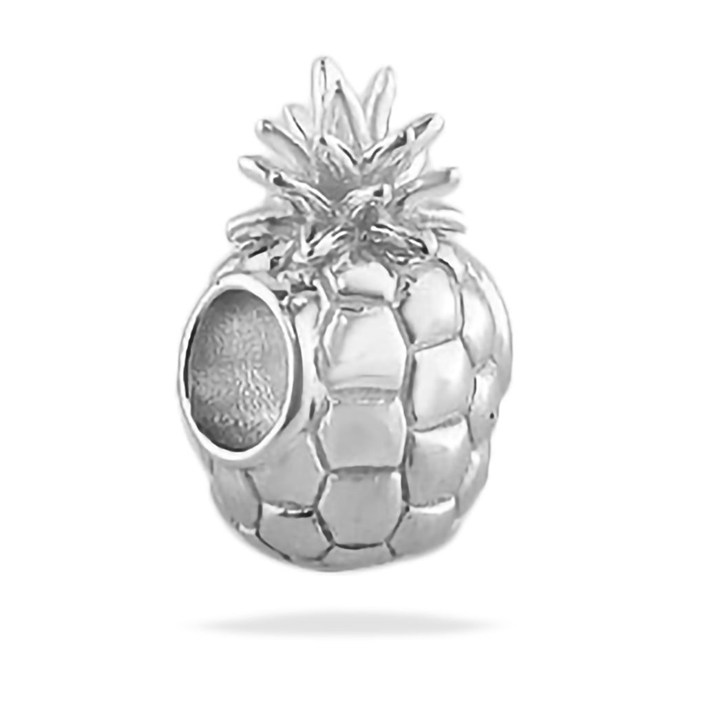 19549 - Sterling Silver - Pineapple Puka Bead