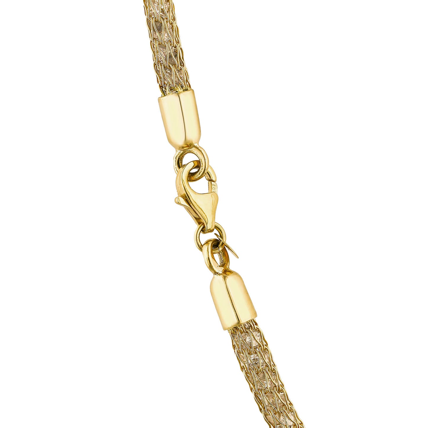 762888 - 14K Yellow Gold - Mesh Necklace