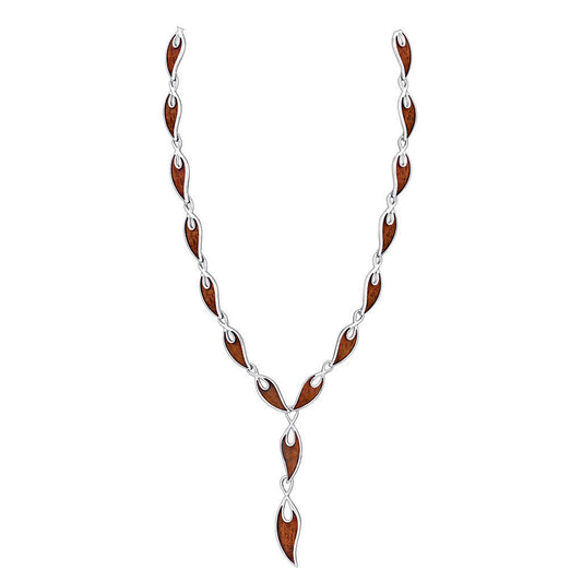 767753 - Sterling Silver - Maile Leaf Necklace