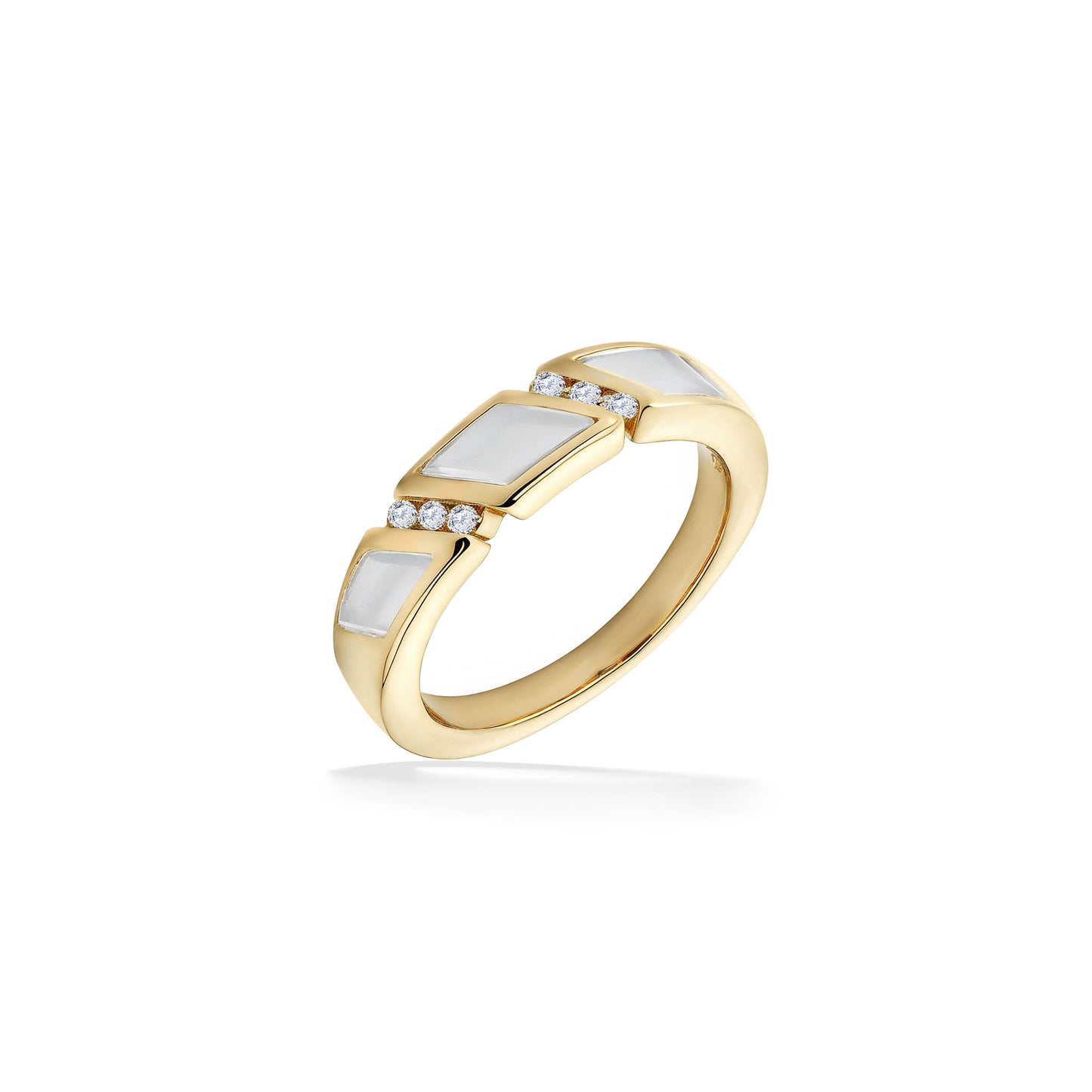 761776 - 14K Yellow Gold - Kabana Inlay Ring