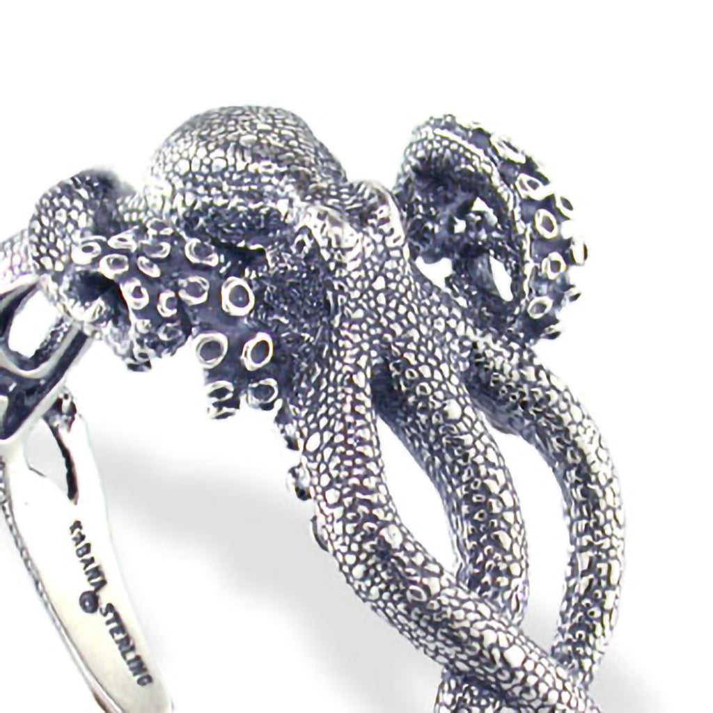 858682 - Sterling Silver - Kabana Octopus Cuff Bracelet