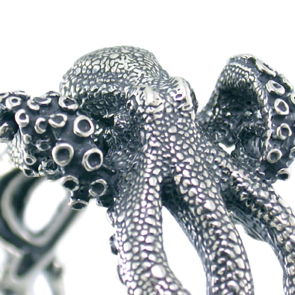 858682 - Sterling Silver - Kabana Octopus Cuff Bracelet