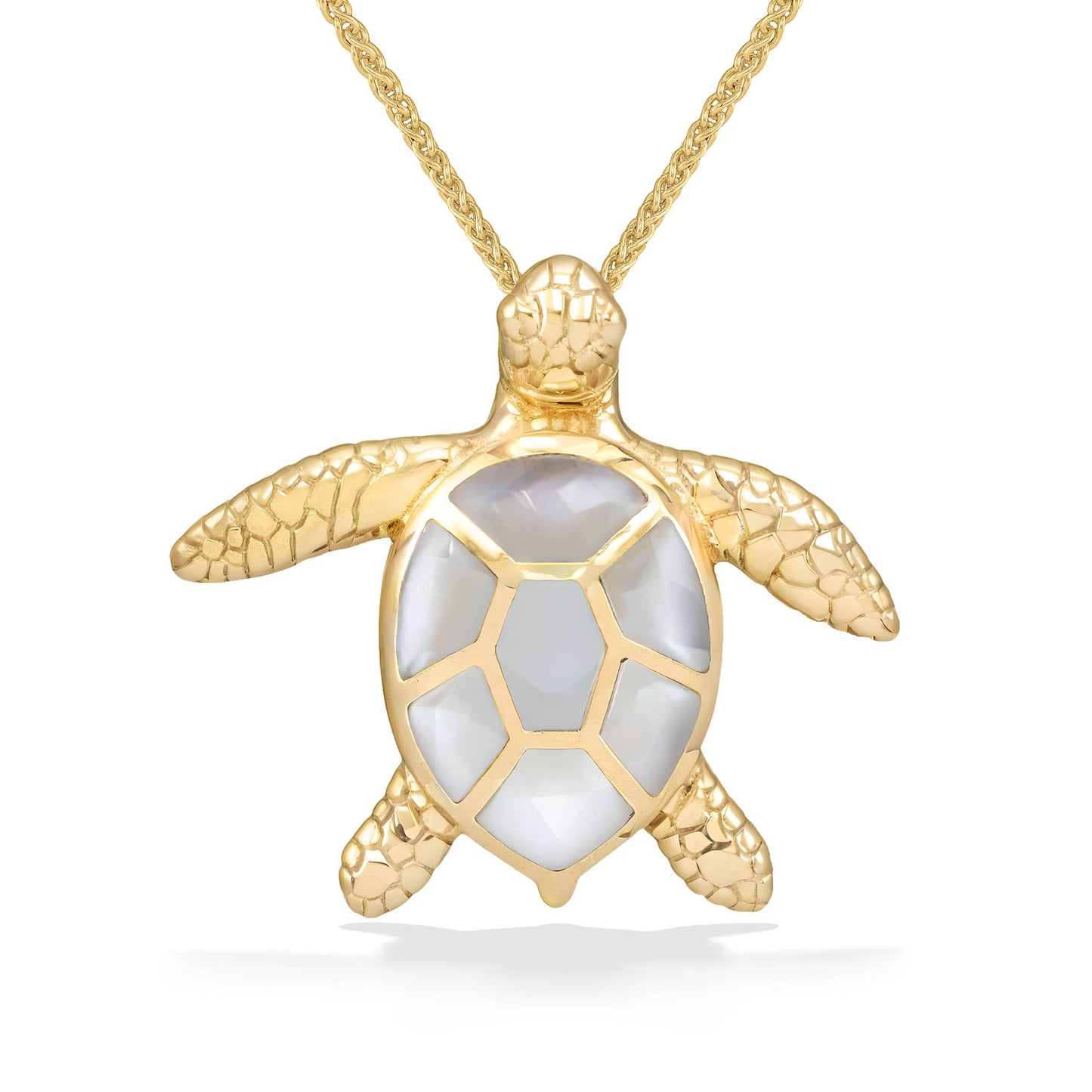 760649 - 14K Yellow Gold - Kabana Sea Turtle Pendant