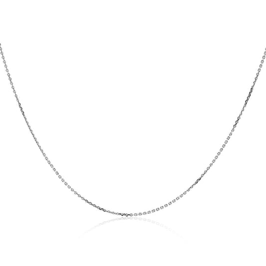 700270 - Sterling Silver - 22" Adjustable Cable Chain, 1.0mm
