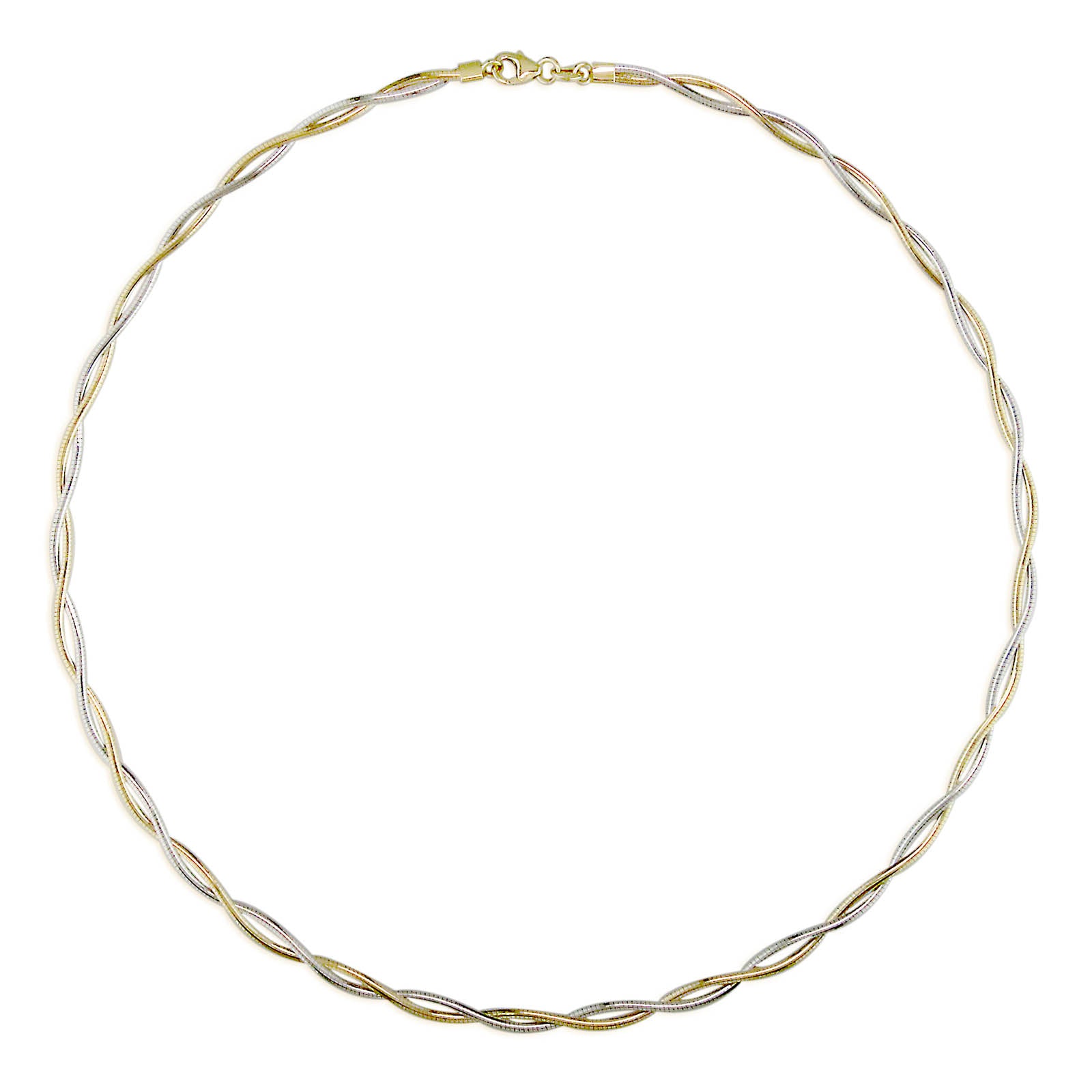 14K White Gold 1MM Round Detachable clasp Omega Necklace | Carroll's  Jewelers | Doylestown, PA