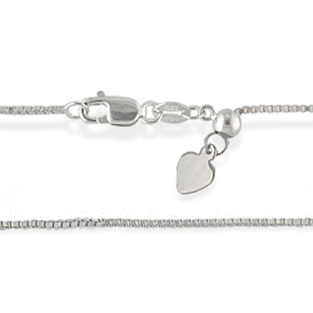 700314 - Sterling Silver - Adjustable Box Chain