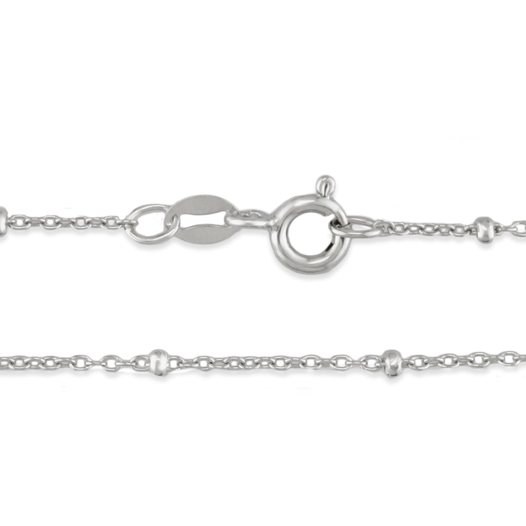 700309 - Sterling Silver - 18" Saturn Cable Chain