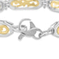 40206 - 14K Yellow Gold and Sterling Silver - Nalani Octagon Bracelet