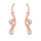 40438 - 14K Rose Gold - Waterfall Earrings