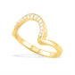 40460 - 14K Yellow Gold - Wave Band