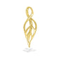 19911 - 14K Yellow Gold - Maile Leaf Pendant