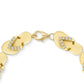 10643 - 14K Yellow Gold - Hawaiian Slipper Bracelet