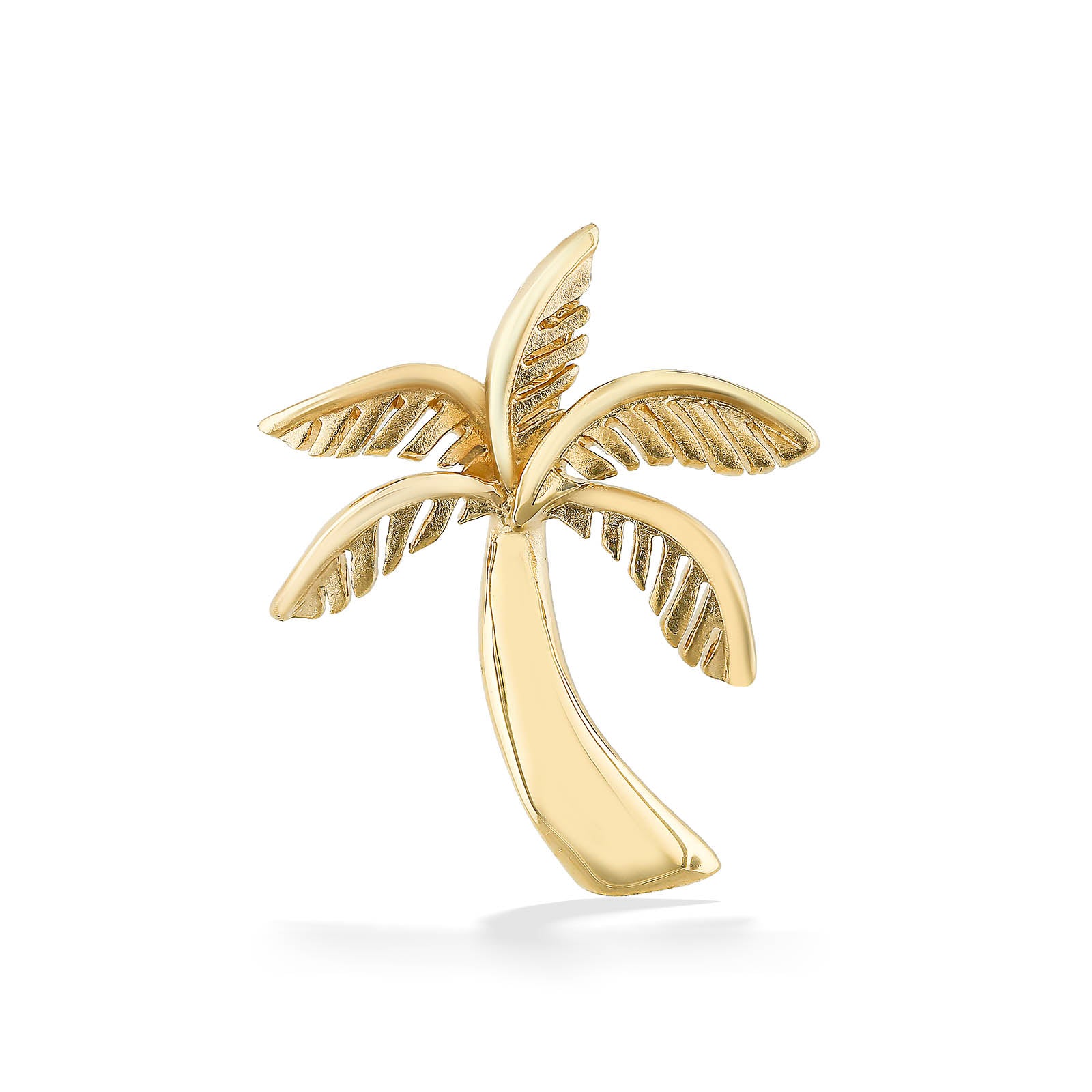 10526 - 14K Yellow Gold - Palm Tree Pendant