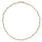 768832 - 14K Yellow Gold - Twisted Omega Necklace