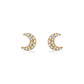 770197 - 14K Yellow Gold - Effy Moon Stud Earrings