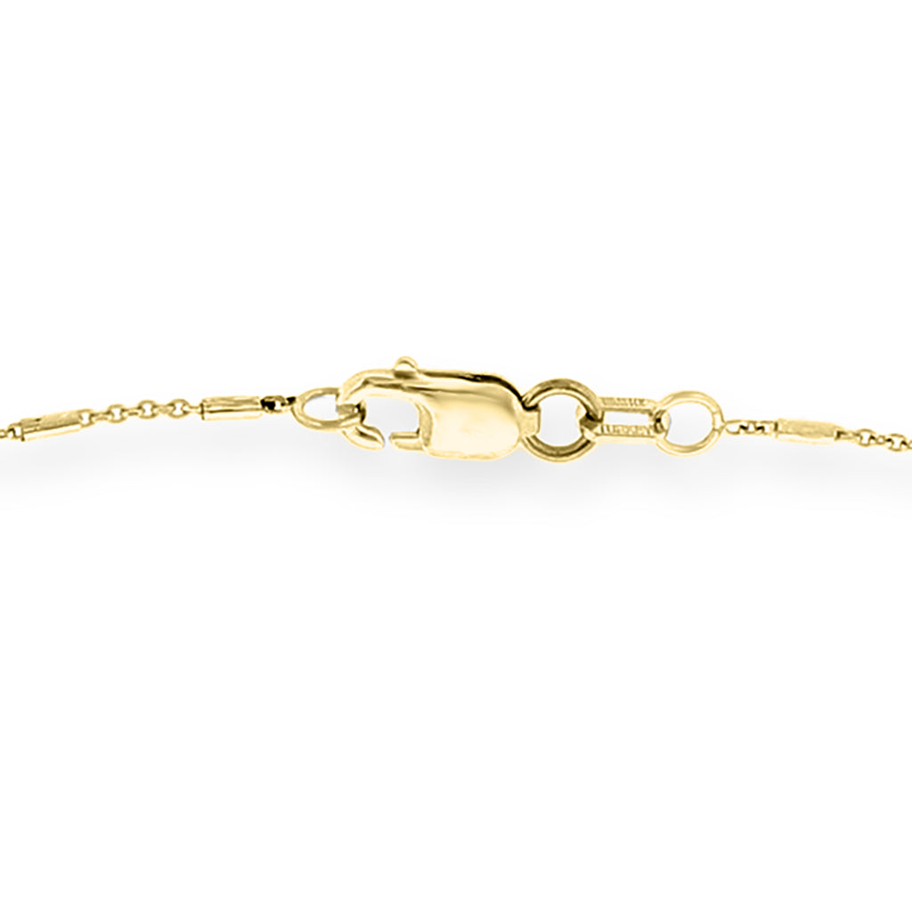 thumbnail image 2 of Mini 3-4mm Natural Akoya Pearl Necklace – 14K Yellow Gold, 18 Inch, White Akoya, Handmade 2 of 4