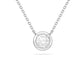 43094 - 14K White Gold - Maile Scroll Necklace