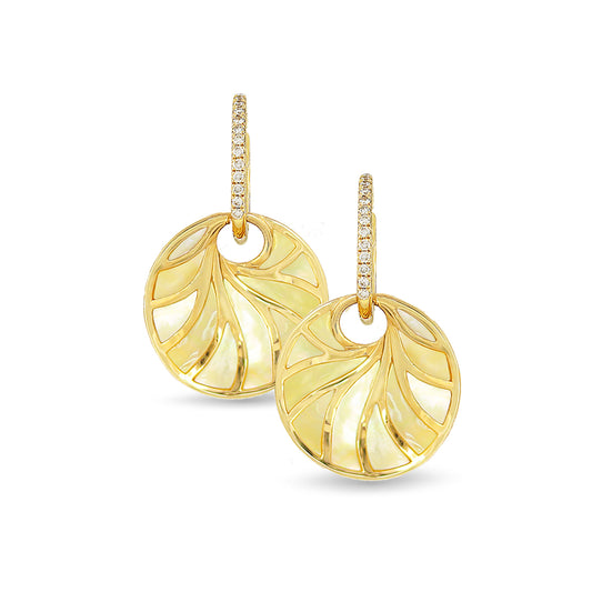 886977 - 14K Yellow Gold - Frederic Sage Venus II Huggie Earrings