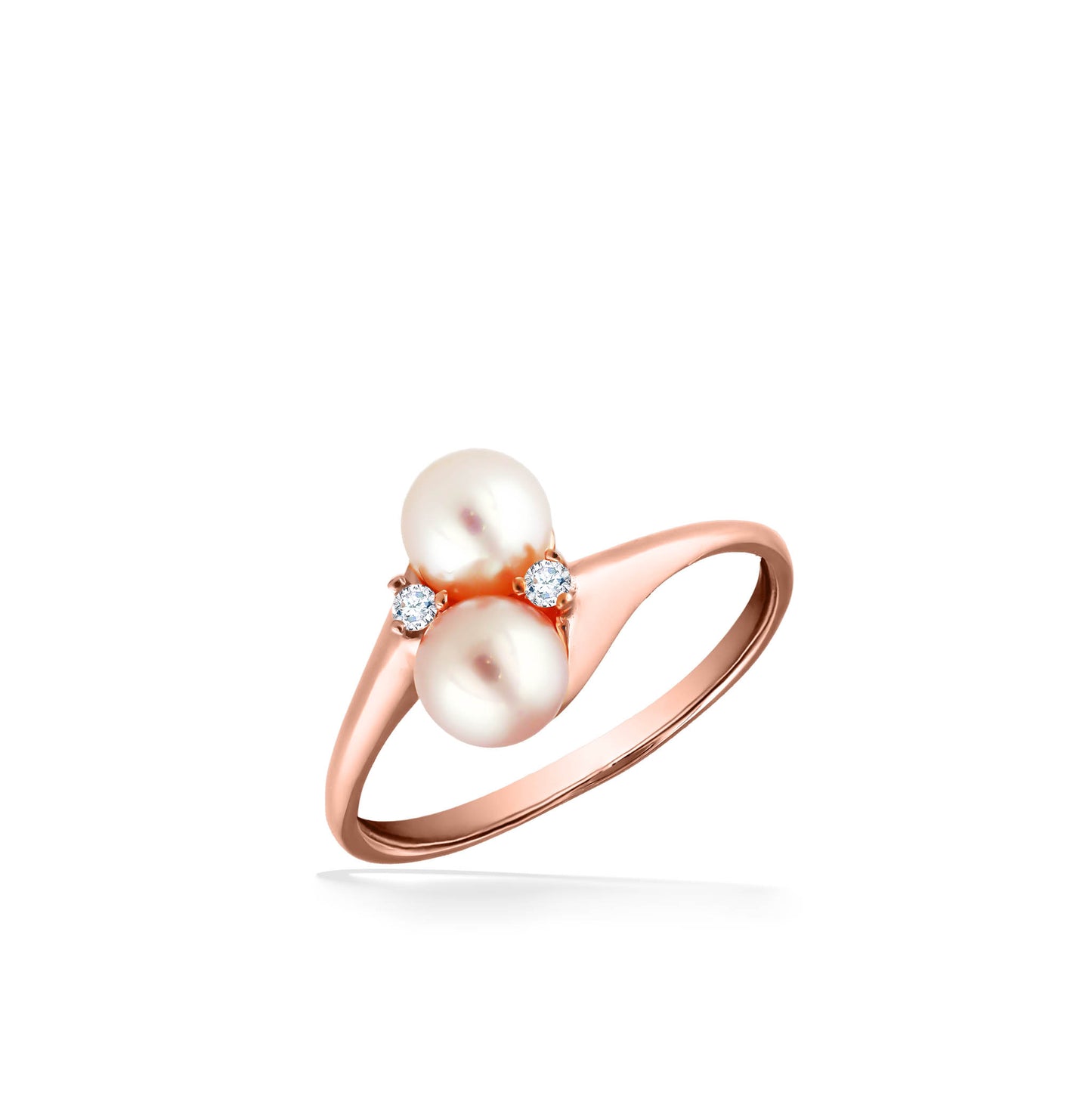 41461 - 14K Rose Gold - Freshwater Pearl Ring