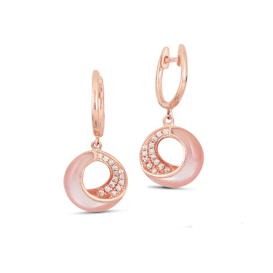 769633 - 14K Rose Gold - Frederic Sage Twist Earrings