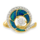 41028 - 14K Yellow Gold - Wave Ring