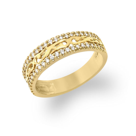 41823 - 14K Yellow Gold - Nalani Ring