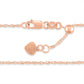 769218 - 14K Rose Gold and 14K White Gold - Adjustable Singapore Chain