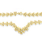 40838 - 14K Yellow Gold - Graduated Plumeria Necklace