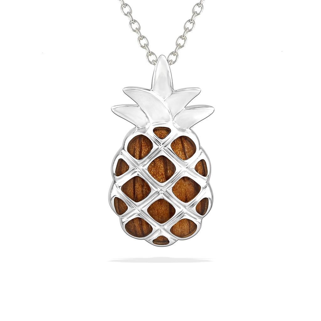 770167 - Sterling Silver - Pineapple Pendant