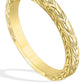 40685 - 14K Yellow Gold - Maile Scroll Stacking Ring