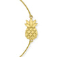 43277 - 14K Yellow Gold - Pineapple Adjustable Bolo Bracelet