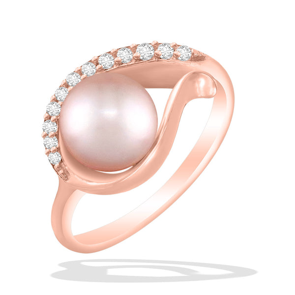 Amazon.com: JYX Pearl Ring Sterling Silver 9.5mm Pink Freshwater Pearl Rings  for Women : Clothing, Shoes & Jewelry