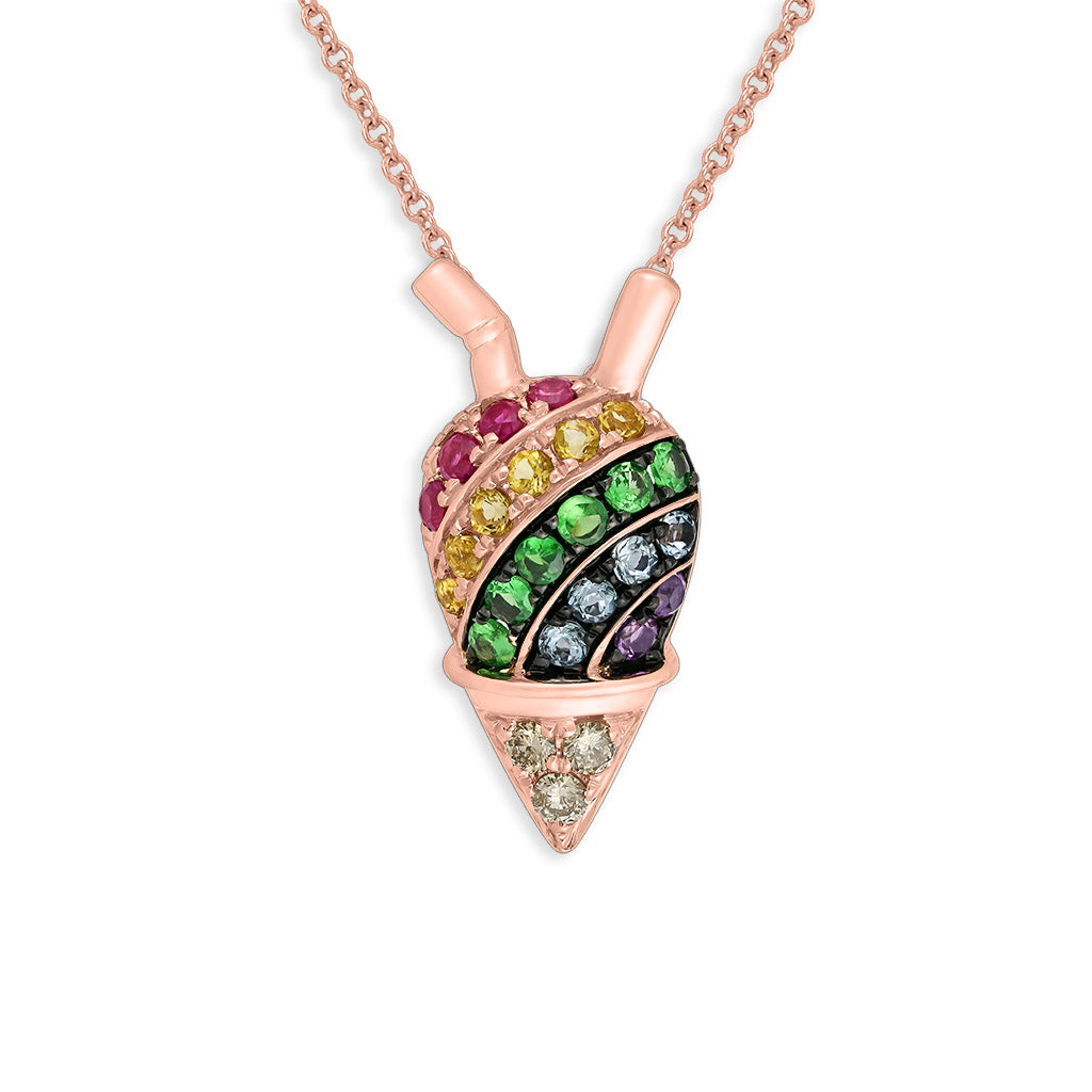 771756 - 14K Rose Gold - Le Vian Aloha Collection Shave Ice Pendant