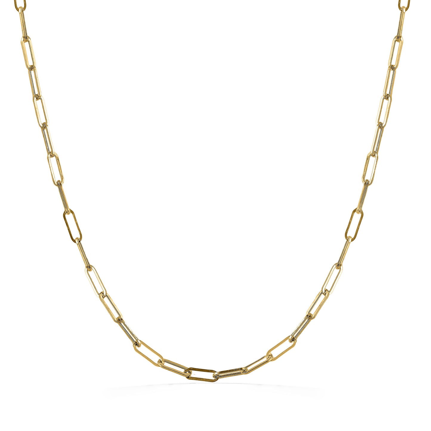 777225 - 14K Yellow Gold - Paperclip Chain