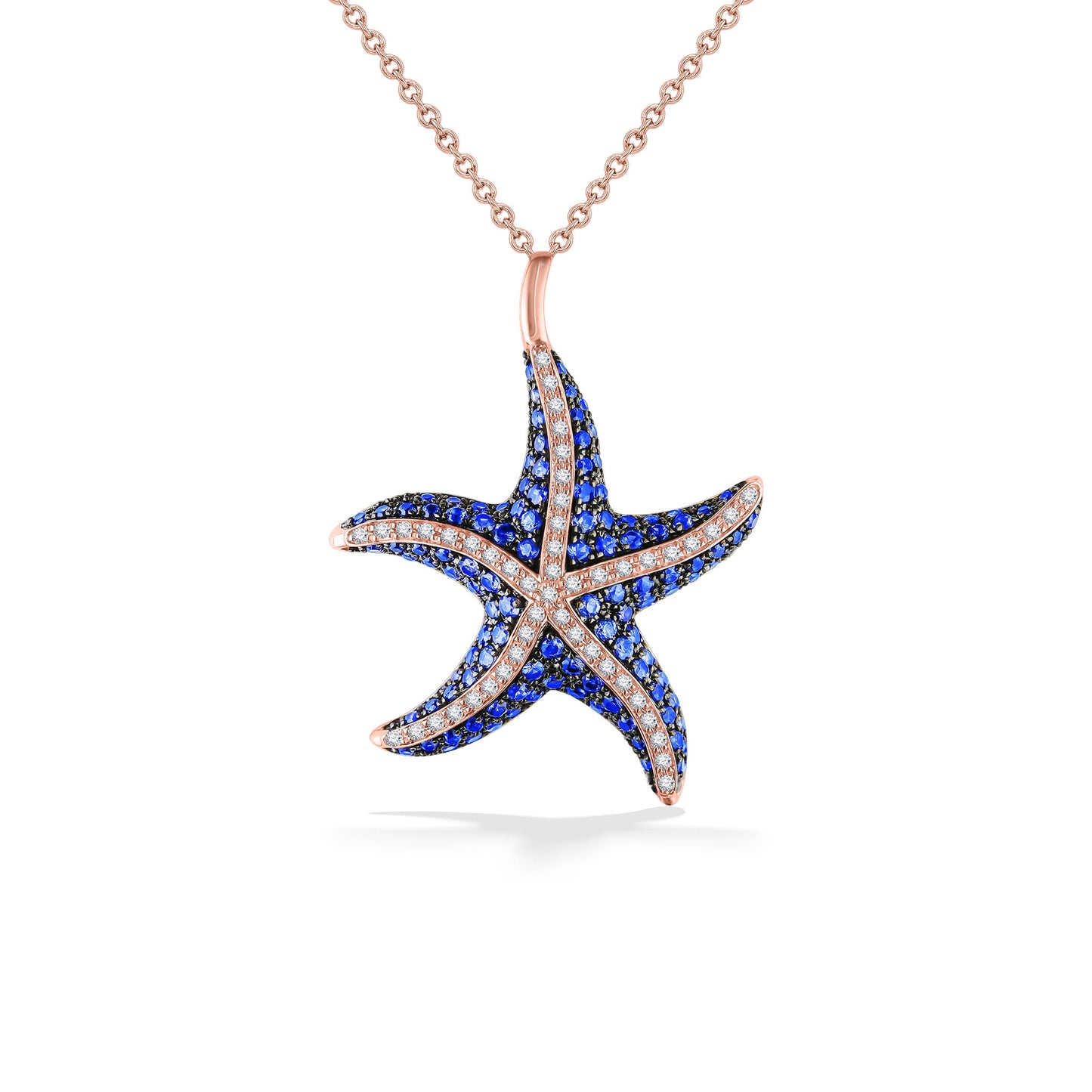 777233 - 14K Rose Gold - Effy Starfish Pendant