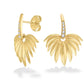 44281 - 14K Yellow Gold - Loulu Palm Dangle Earrings