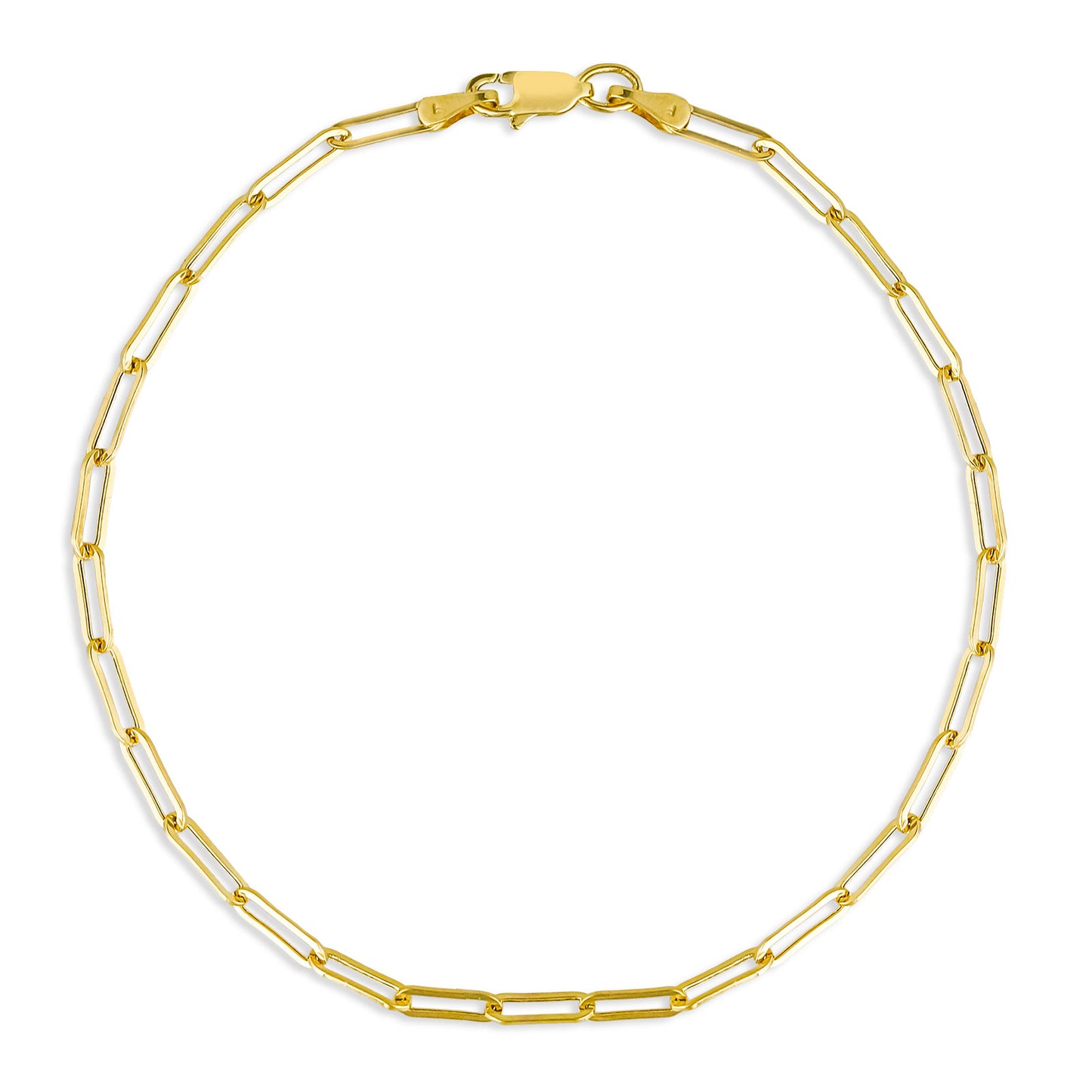 777236 - 14K Yellow Gold - Paperclip Bracelet