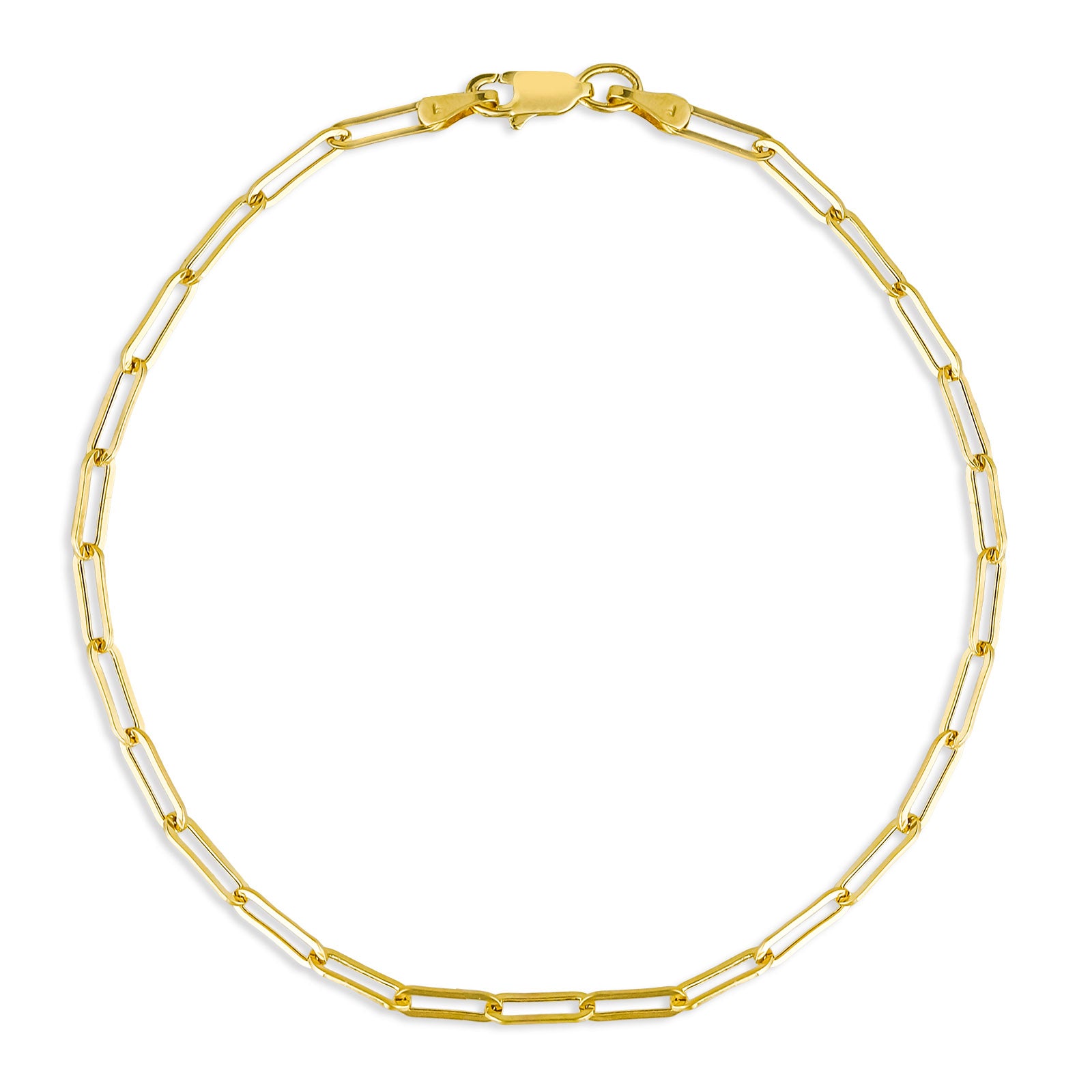 777236 - 14K Yellow Gold - Paperclip Bracelet