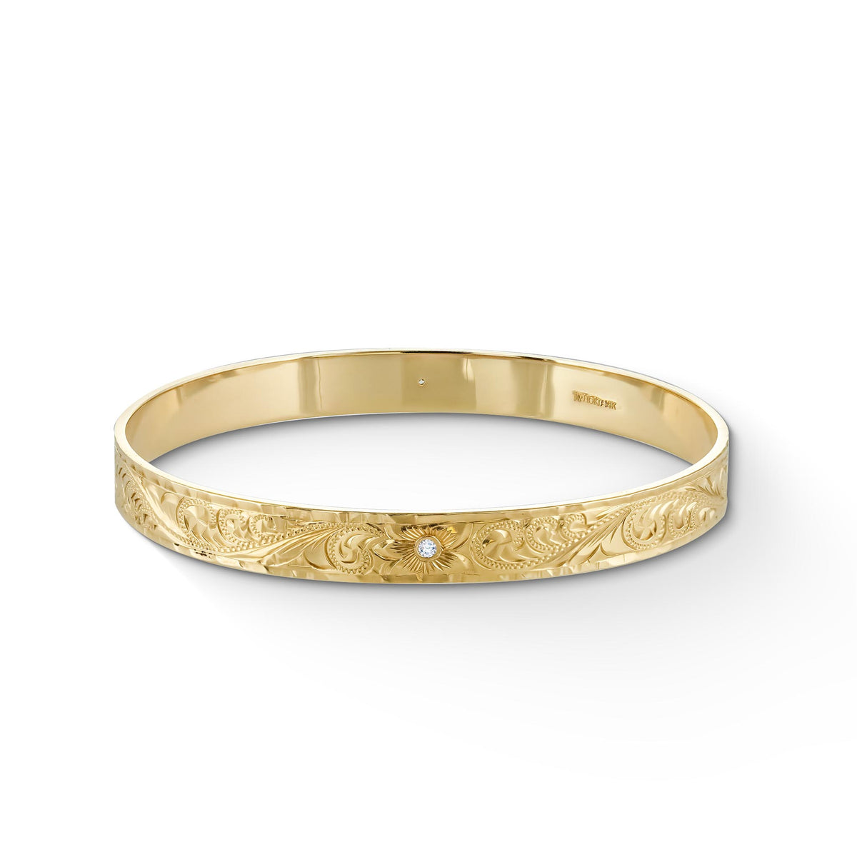 Hawaiian Heirloom Diamond Bracelet Royal Scroll Pattern – Na Hoku