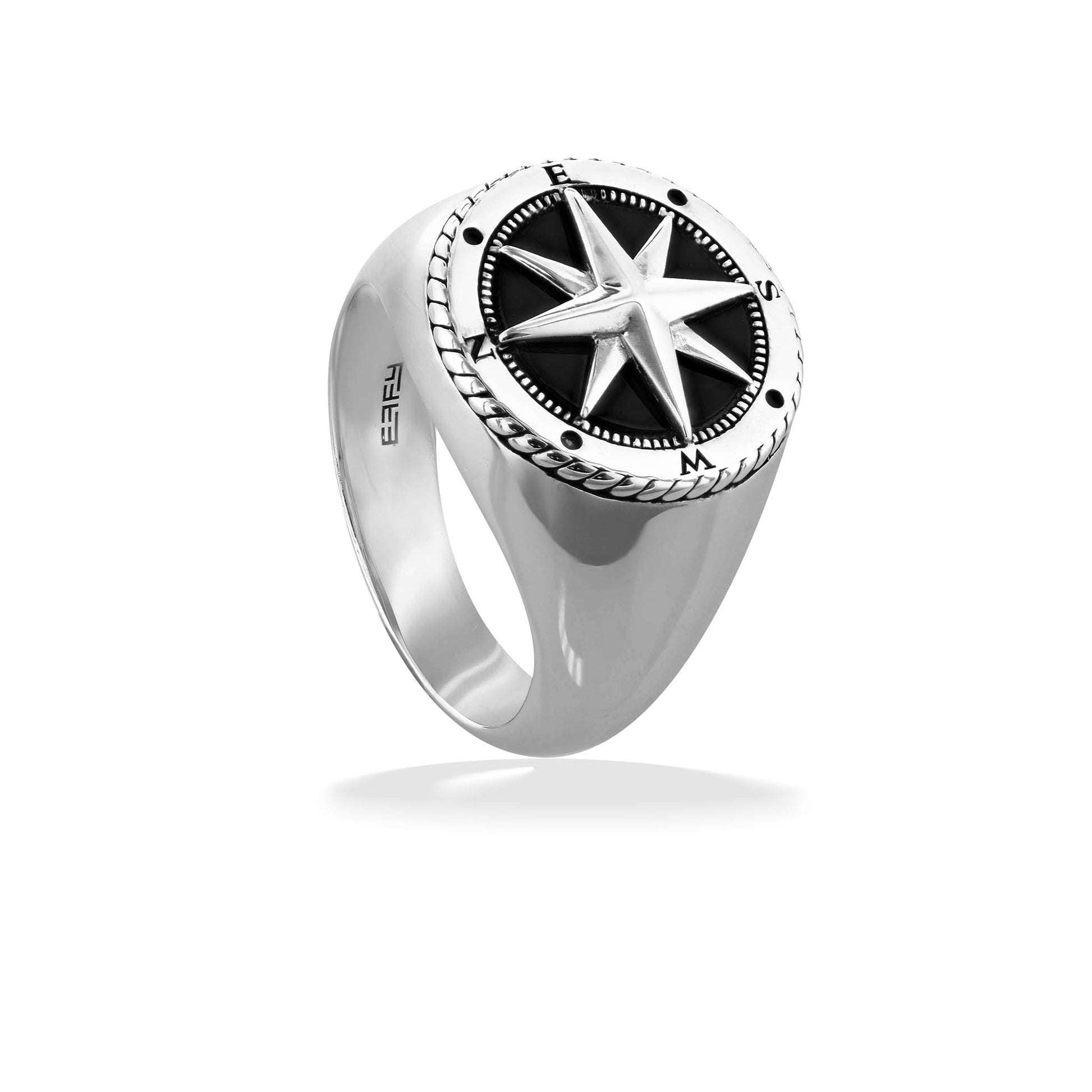 772887 - Sterling Silver - Effy Compass Star Ring